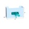 Omnimed Painted White "Square Cut" Glove Box Holder (Single) 305340 - alternate 2